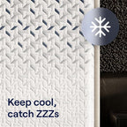 Nectar Ultra 15“ Full Mattress - Medium Firm - Cooling Fibers & Temperature Regulating Material - 4” Pressure Relief Layer - Zoned Ergonomic Support Layer - 365-Night Mattress Trial