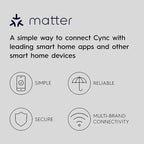 GE Cync A19 LED Smart Light Bulbs, Room Decor Aesthetic Bluetooth and WiFi Color Changing Lights, LED Indoor Light Bulb, Compatible with Alexa and Google (2 Pack)