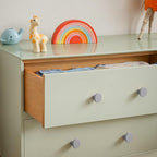 Ravinte 30 Pack Cabinet Knobs Grey Kitchen Cabinet Knobs Round Dresser Drawer Pulls Closet Door Pulls 1-1/5 Inch