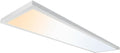Ultralux 1x4 ft Surface Mount Ceiling Light Panel – Slim, Edge Lit, Flush Mount Flat Panel for Kitchen, Home & Office - TRIAC Dimmable, 3CCT Adjustable Color Temperature (Matte White, 1 Pack)