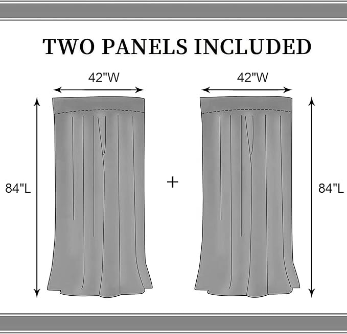 Viking Curtains, Nordic Tree of Life Celtic Rune Scandinavian Gothic Norse Mythology Aesthetic Retro Drapery for Bedroom Living Room Bathroom Window 2 Panel Set, 84"x84" Inch