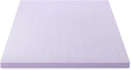 Mellow 3 Inch Ventilated Memory Foam Mattress Topper, Soothing Lavender Infusion, King