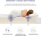 Modway Mila Firm 10" Fiberglass Free Memory Foam Twin Mattress