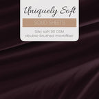 Linen Market Bed Sheets for Twin Size Bed (Purple) - Sleep Better Than Ever with These Soft and Cooling Twin Sheets - Deep Pocket Fits 16" Thick Beds - 3 Piece Twin Sheet Set