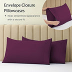 LuxClub 3 PC Sheet Set Sheets Deep Pockets Wrinkle Free Sheets Machine Washable Hotel Bedding Silky Soft - Eggplant Twin