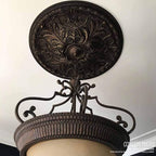 Ekena Millwork Bradford Ceiling Medallion, Silver