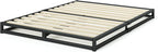 Zinus Joseph Low Profile 6 Inch Platform Bed Frame, Wood Slat Support, No Box Spring Needed, Eco Friendly WonderBox(TM) Packaging, Easy Assembly, Black, King