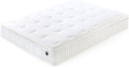 ZINUS 12 Inch Euro Top Pocket Spring Hybrid Mattress, Queen, Pressure Relief, Pocket Innersprings for Motion Isolation, Mattress in A Box