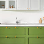 Ravinte 20 Pack Cabinet Knobs Orange Kitchen Cabinet Knobs Round Dresser Drawer Pulls Closet Door Pulls 1-1/5 Inch