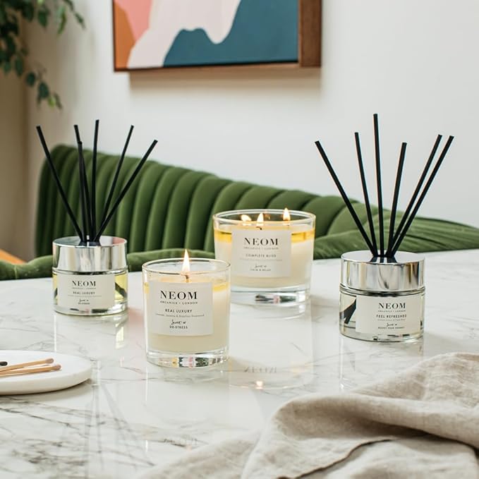 NEOM- Lavender, Chamomile & Patchoui Candle (3 Wick)