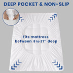 Twin XL Mattress Topper, Extra Thick Pillowtop, Cooling and Plush Mattress Pad Cover for Back Pain,Soft Mattress Protector Cover with 8-21 Inch Deep Pocket(39''x80'')