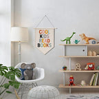 Library Decor Book Themed Party Decorations Reading room Decor Canvas Hanging Pennant Flag Banner Wall Sign Decor Gift for Reading Corner Bedroom Playroom Game Room Front Door