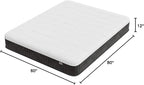 Swbvs Firm Queen Mattress, 12 Inch Memory Foam Firm Queen Mattress Size with Hybrid Queen Bed Mattress in a Box Pressure Relief &Queen Size Mattress