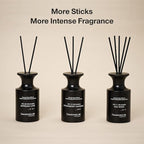 M&SENSE Minimalist Large Reed Diffuser 300ml, Oud Wood Scented with Natural Essential Oils, Long Lasting with 7 Sticks, Non-Toxic Home Fragrance for Bedroom, Bathroom Decor