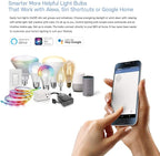 Feit Electric BR30/927CA/AG 65W Equivalent WiFi Dimmable, No Hub Required, Alexa Google Assistant BR30 Smart LED Light Bulb, 5" H x 3.72" D, 2700K Soft White