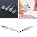 Aukora Christmas Lights Outdoor, UL Plug Halloween Lights Outside, LED Meteor Shower Light, 11.8in 8 Tubes 192 LEDs for Xmas, Wedding, Party, Holiday, Garden, Tree Decoration（Blue、Red、Green