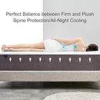 Molblly Queen Mattress 10 Inch Memory Foam Mattress in a Box,Breathable Bed Comfortable Mattress for Cooler Sleep Supportive & Pressure Relief, Queen Size, 60" X 80" X 10"