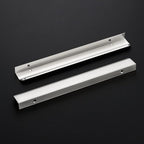 Ravinte Hardware 30 Pack Silver Cabinet Handles, 11.8 Inch (300mm) Finger Edge Pulls, 8.8 Inch Hole Center, Finger Pulls for Cabinets