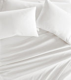 Linen Market Brushed Microfiber Twin Sheet Set 3 Piece – Oeko-TEX Certified Ultra Soft & Wrinkle-Free - 16" Deep Pocket Sheets - Easy Care Twin Size - White