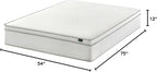 ZINUS 12 Inch Foam and Spring Hybrid Mattress [New Version], Full, Fiberglass Free, Medium Firmness, Durable Support, Certified Safe Foams & Fabric, Mattress in A Box