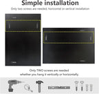 Pregaspor Frameless Bathroom Mirror - 20" x 30" Rectangular, Polished Beveled Edge for Washroom