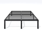Metal Bed Frame Full Size - 16 Inch Heavy-Duty Full Platform Bed Frame No Box Spring Needed, Easy Assembly, Noise-Free, Sturdy Mattress Foundation, Underbed Storage Space