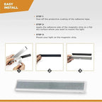 VYANLIGHT Under Cabinet Lighting – Motion Sensor Closet Lights, Battery Operated LED Strip Light Bar, Stick-On Wireless Indoor Lights for Kitchen, Pantry, Hallway, Stairs, 4 Pack