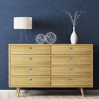 4 Pack Drawer Knobs Pulls Moose River Crystal Glass Round Knobs Pulls Handles for Cabinets Dressers Kitchen Bathroom - Cupboards Wardrobes Hardware Furniture Knobs