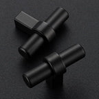 30 Pack Matte Black Cabinet Knobs - Kitchen Cabinet Knobs Black Cabinet Pulls for Kitchen Cabinet Drawer Stainless Steel Dresser Knobs for Cabinet Hardware 2in Length Single Hole T Bar Knbs