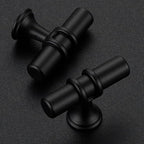 10 Pack Matte Black Cabinet Knobs - Kitchen Cabinet Knobs Cabinet Pulls for Kitchen Cabinet Drawer Stainless Steel Dresser Knobs for Cabinet Hardware 2in Length Single Hole