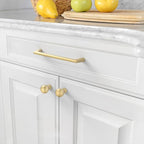 Amerdeco 30 Pack Brushed Gold Cabinet Pulls 5 Inch(128MM) Hole Centers Kitchen Cabinet Handles Hardware Kitchen Handles for Cabinets Cupboard Handles Drawer Pulls ZH0041