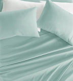 Linen Market Bed Sheets for California King Size Bed (Aqua) - Sleep Better Than Ever with These Soft and Cooling California King Sheets - Deep Pocket Fits 16" Thick Beds - 4 Piece Cal King Sheet Set