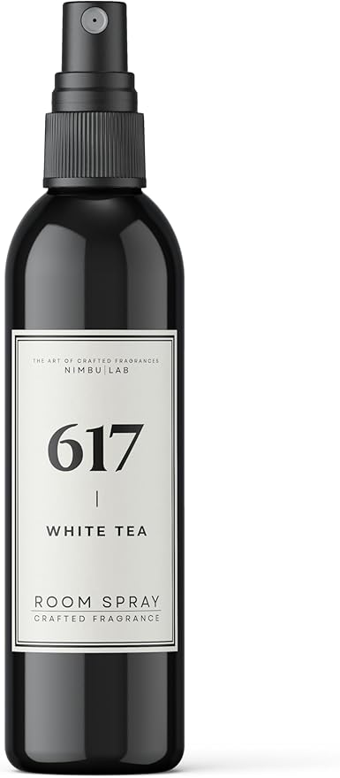 Room Spray 617 White Tea, Air Freshener for Home - Linen Spray - White Tea, Bergamot, Thyme, and Mandarin - Hotel Scent Mist 8oz/237ml