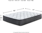 Signature Design by Ashley California King Size Limited Edition 11 inch Plush Hybrid Mattress with Lumbar Support Gel Memory Foam