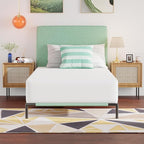 PayLessHere 10 Inch Gel Memory Foam Mattress Medium Firm Mattresses CertiPUR-US Certified Bed-in-a-Box Pressure Relieving Twin XL Size,Fiberglass Free，White