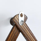 AMAPON Accordion Style Expandable Wall Wooden Coat Rack 13 Hooks (Pegs) Hang Hats Jackets Coffee Mug Purses Necklaces Towels Cap Leash Scarves Data Line Kitchenware (Walnut Color)