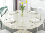 Deep Dream 1.5mm Thick 40 Inches Clear Round Table Protector, Round Table Cover, Tablecloth Protector, Table Protector for Dining Room Table & Office