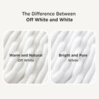 Bedsure GentleSoft Queen Blanket for Couch - Cozy Soft Blankets for Women, Cute Small Fleece Throws for Girls, White, 90x90 Inches