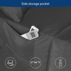 Moonsea Twin XL Sheet Set - 3-Piece Twin XL Sheets with Extra Deep Pocket and Side Pocket - Fits 16 in to 24 in Pillow Top (Black)