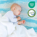 Mattress Topper Full, 4 Inch Gel Memory Foam Bed Topper for Full Size Bed, CertiPUR-US Certified, Blue
