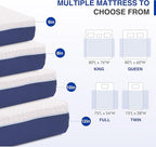 10 Inch King Size Mattress, Gel Cooling Memory Foam Mattress in A Box, Medium Firm Feel for Back Pain Relief, CertiPUR US Certified