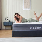 Queen Mattress 12 Inch, Hybrid Memory Foam Mattress in a Box | Pocket Spring + Zoned Support | Soft and Comfortable, Pressure Relief, Medium Firmness, CertiPUR-US Certified