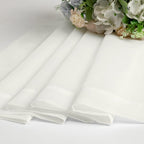 Aiyufeng 2 Pack: Basic Ivory Sheer Curtain Drapes for Living Room 84 Inch Length 2 Panels, Light Filtering Voile Drapes for Bedroom, Patio, Sliding Door, Each 59" W x 84" L, Ivory