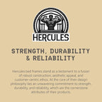 Hercules 8 Inch High Profile Foundation Mattress Box Spring Replacement, Full