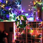 LYHOPE Battery Christmas Lights, 33ft 100 LED Christmas Lights Waterproof 8 Modes Battery Operated String Lights for Outdoor & Indoor, Xmas Tree, Wreaths, Holiday Decoration (Multicolor)