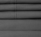 Bed Sheets Queen Size Grey - 6 Piece 1500 Supreme Collection Fine Brushed Microfiber Deep Pocket Queen Sheet Set Bedding - 2 EXTRA PILLOW CASES, GREAT VALUE - Queen, Gray