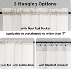 Chyhomenyc Extra Long Ivory Sheer Curtains 144 inch 2 Panels, Translucent Backdrop Window Scarf Drapes for Canopy Bed/Wedding/Living Room/Anniversary, 12FT Length, Each 59Wx144L in, 2PCS