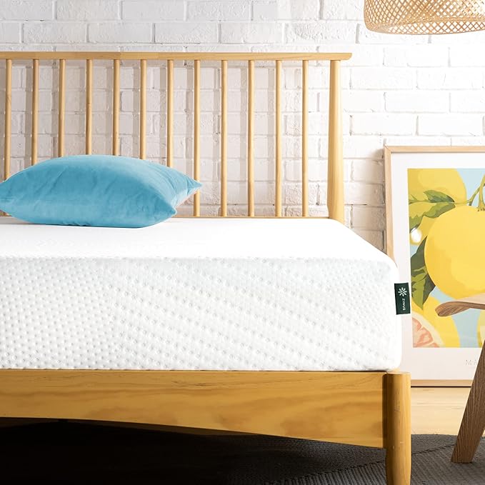 ZINUS 8 Inch Green Tea Essential Memory Foam Mattress, Twin, Mattress in A Box, Affordable Mattress, CertiPUR-US Certified
