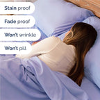 Split King Sheets Set 7 Piece - Includes 4 Pillowcases - Bed Sheets Split King - Soft Hotel Luxury Bedding - Cooling, Comfy & Breathable - 1 Flat & 2 Fitted & 4 Pillowcases w/ Deep Pockets - Lavender