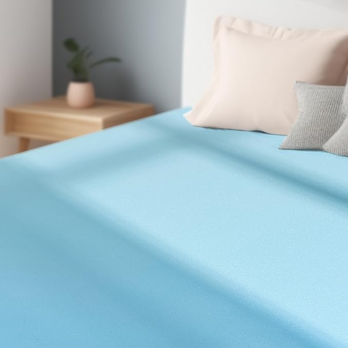 Subrtex Mattress Topper, Memory Foam Mattress Topper, Gel-Infused Memory Foam Topper for Side Stomach Sleepers, Breathable Bed Toppers for Sofa Bed (3 Inch, Twin)